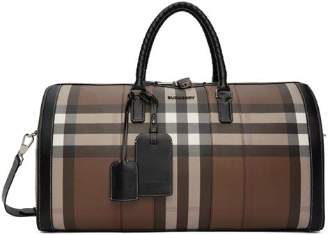 burberry duffle bag fake|burberry holdall bag.